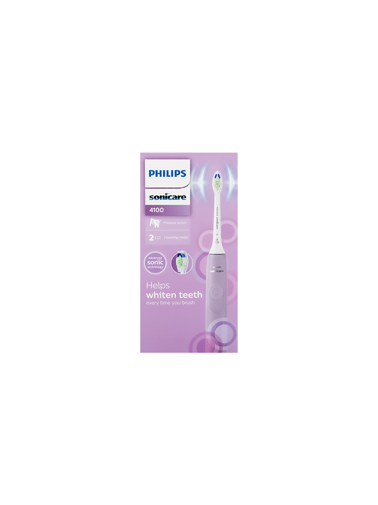 Philips Sonicare Brosse à Dents Électrique 4100 Prismatic Lush - Couleur : Lilas